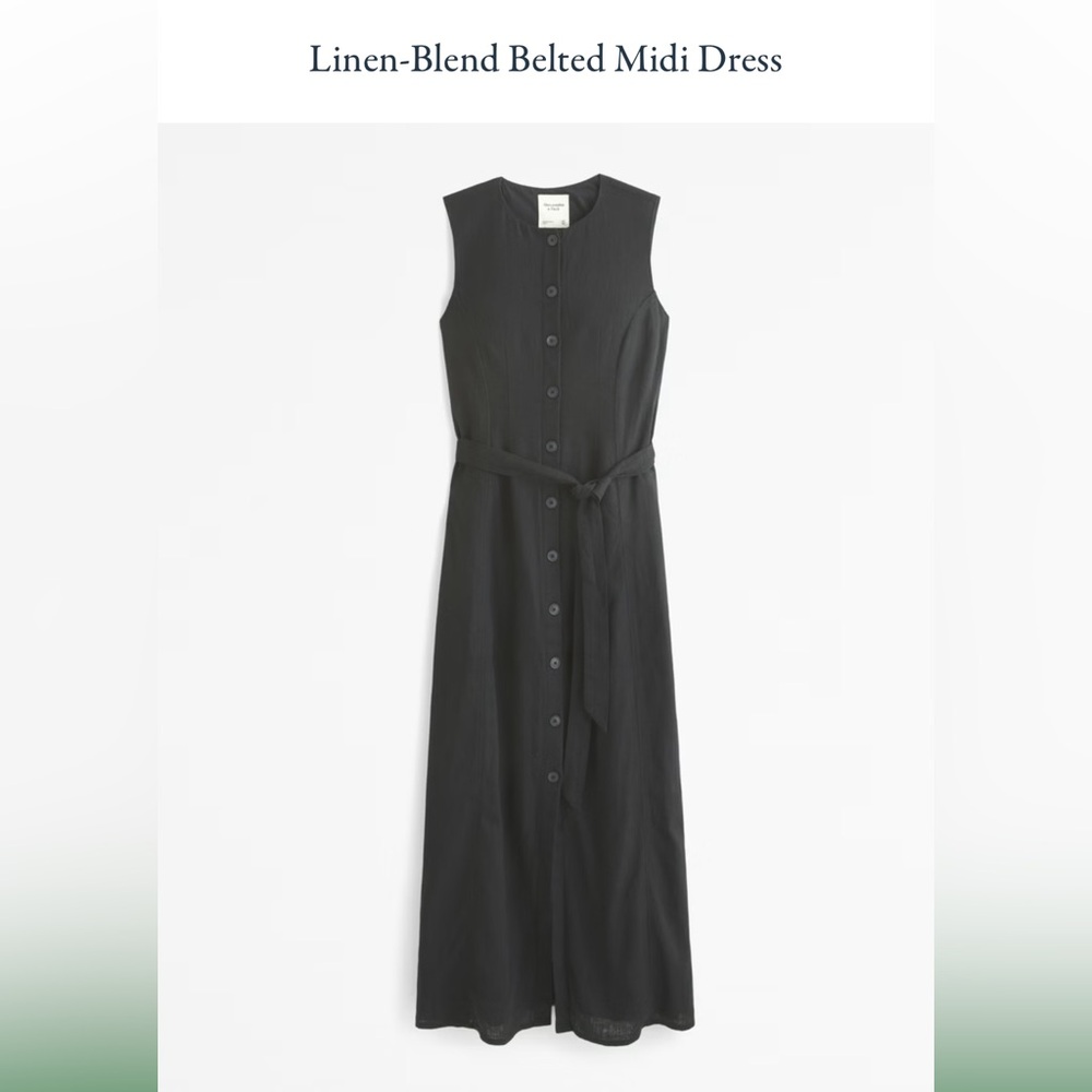 Abercrombie & Fitch Black Maxi Dress